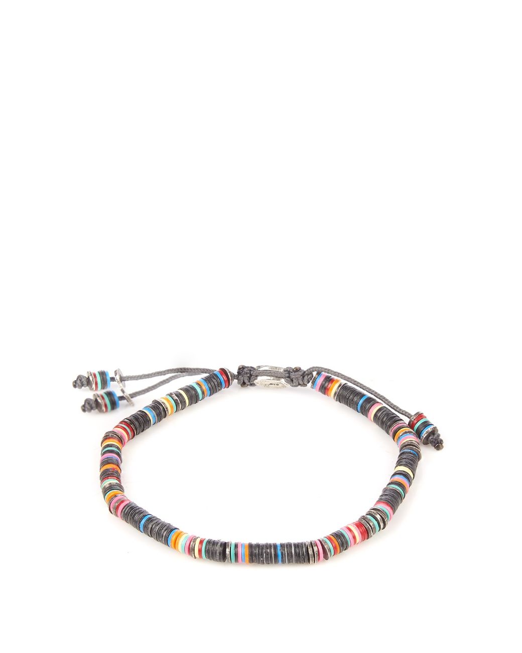 M. Cohen African Vinyl Disc bead And Silver Bracelet for Men Lyst